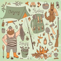 Fishing hunting camping set N5