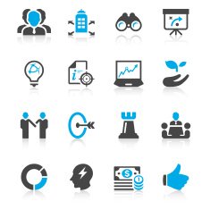 Business Strategy Icon Set N14