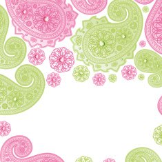 Paisley background with a space for your text N3