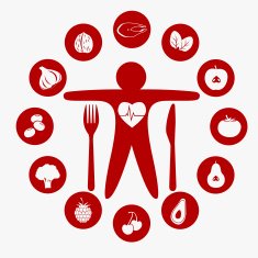 Vector of Best Food for Your Heart