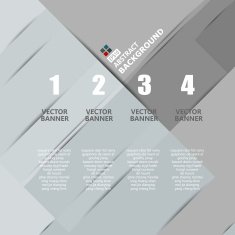 gray paper style banner background N3