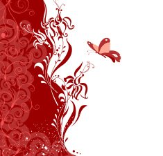 Floral background N1415