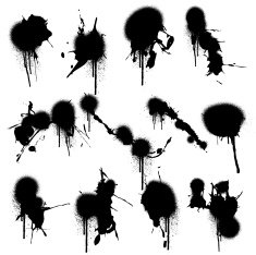inkblot drips