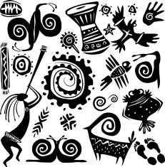 Elements for designing primitive art N2