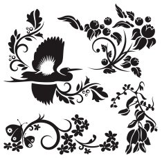 Floral Design Series Chinese style N18