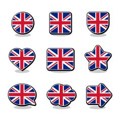 UNITED KINGDOM FLAG ICON SET N2