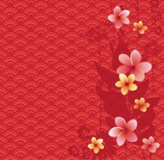 Floral background N1420