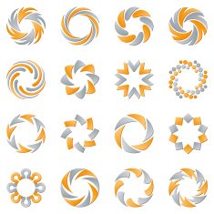 Circle design elements N6
