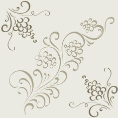 Grape decorative ornament Vector N2