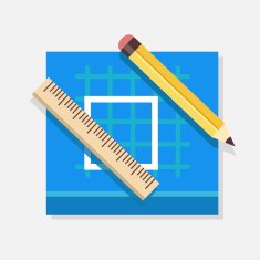 Vector blueprint icon N4