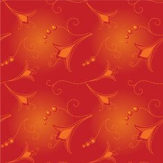 vector flower and berry pattern N2