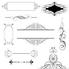 Set ornamental design