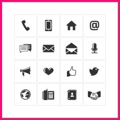 Communication icon set N31