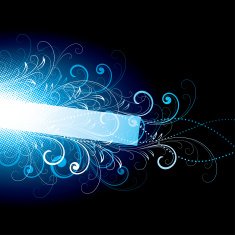 Becoming blue vegetative abstraction