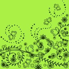 Floral background N1431