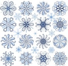 Decorative Snowflakes N5