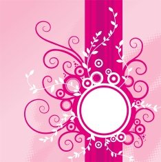 Abstract pink floral background N2