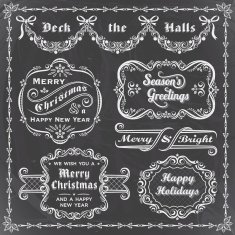 Chalkboard Christmas Set N2