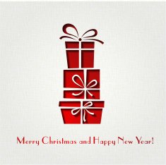 Christmas gift decoration background N3