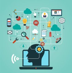 Concept of Social Media with a Human Head N3