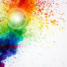 Abstract background forming by watercolor paint splashes N2