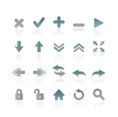 Blue and Silver Web Symbols N2
