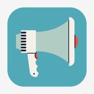 Simple flat loudspeaker icon