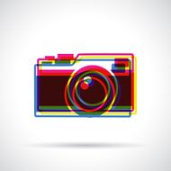 Hipster camera icon N2