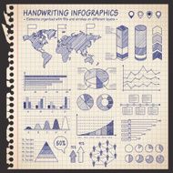 Notebook pen drawn infographics N2