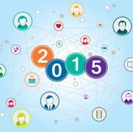 People network social happy new year