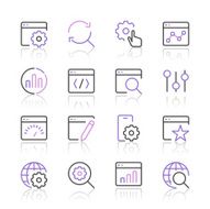 Search Engine Optimization icons set 1