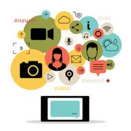 Social media concept N33