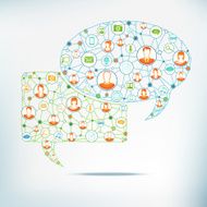 Social Network Communication Abstract