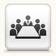 Square Button with Business Meeting N2
