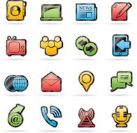 Media and communication icons N14