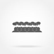 people and clouds thoughts icon N2