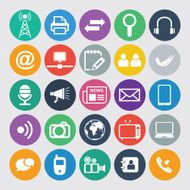 Communication and Media Icons N19
