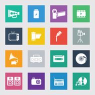 Communication and Media Icons N20