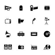 Communication and Media Icons N25