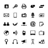 Communication and Media Icons N28