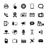 Communication and Media Icons N29