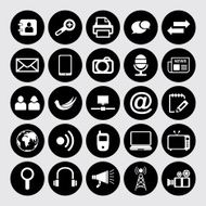 Communication and Media Icons N35