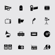 Communication and Media Icons N41