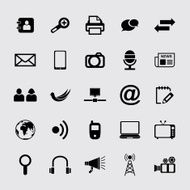 Communication and Media Icons N43