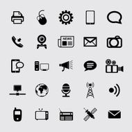 Communication and Media Icons N44