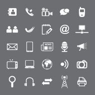 Communication and Media Icons N49
