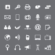 Communication and Media Icons N50
