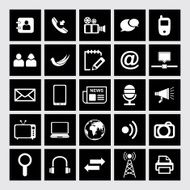 Communication and Media Icons N54