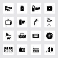 Communication and Media Icons N55