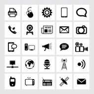 Communication and Media Icons N58
